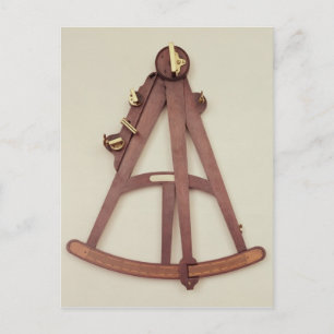Octant, 1750 postcard