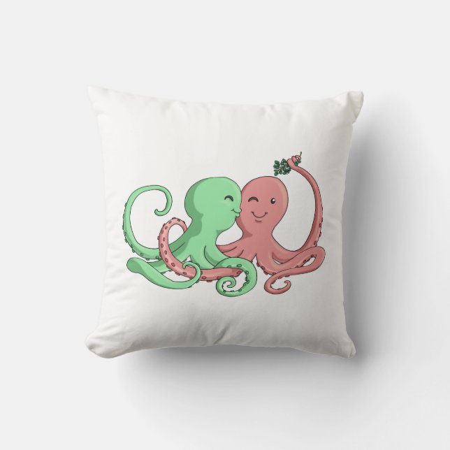 Octi Mistletoe Cushion (Front)
