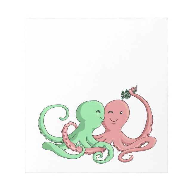 Octi Mistletoe Notepad (Front)