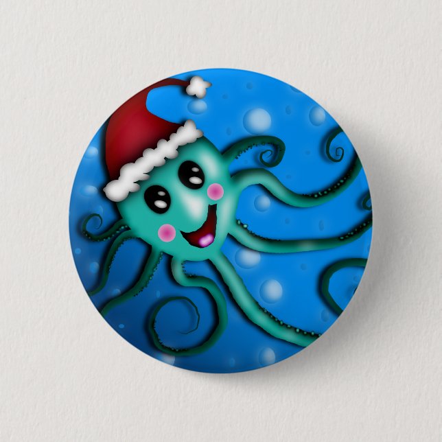 Octo Claus, button (Front)