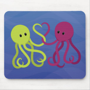 Octo Love Mouse Mat