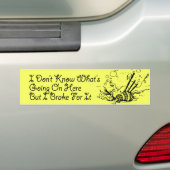 Octo-Pipes bumper sticker (On Car)