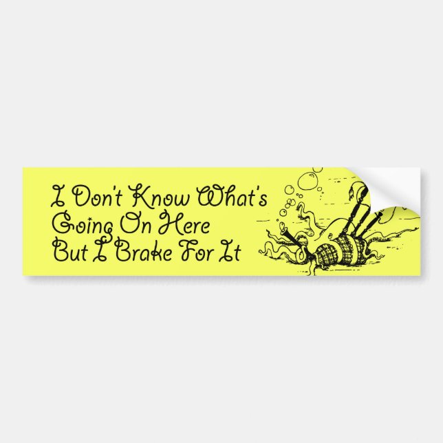 Octo-Pipes bumper sticker (Front)