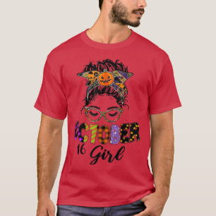 October 16 Girl Halloween Thanksgiving October Bir T-Shirt