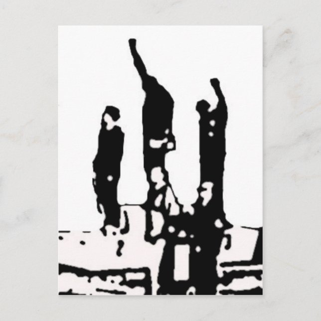 October 16th 1968 Mexico City, Summer Olympics Postcard (Front)