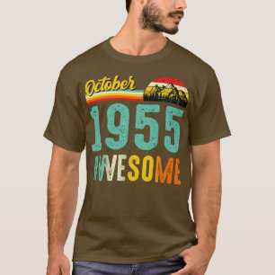 October 1955 Birthday Gift Shirt Vintage October 1