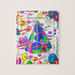 October, 1 Birthday Jigsaw Puzzle