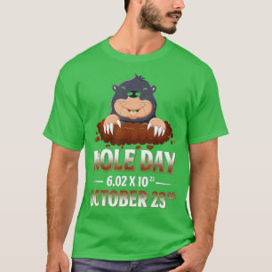 October 23rd Mole Day Avogadros Number T-Shirt