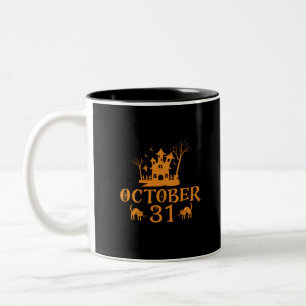 October 31-halloween-october-scary-spooky-31-funny Two-Tone coffee mug