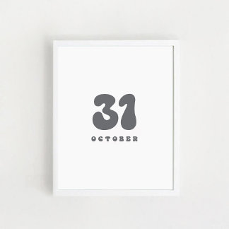 October 31st Halloween Poster