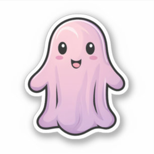 October 31st Spooky Halloween Cute Pink Ghost