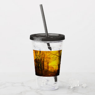October Afterglow John Atkinson Grimshaw Acrylic Tumbler