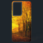 October Afterglow John Atkinson Grimshaw Samsung Galaxy Case<br><div class="desc">Samsung Galaxy Case featuring John Atkinson Grimshaw’s painting October Afterglow (1836-1893). An English road in autumn with fallen leaves and skeletal trees bathes in the gloomy light of the October sky. A Victorian woman stands outside a mansion. A wonderful gift for fans of Romanticism and Victorian England and for those...</div>