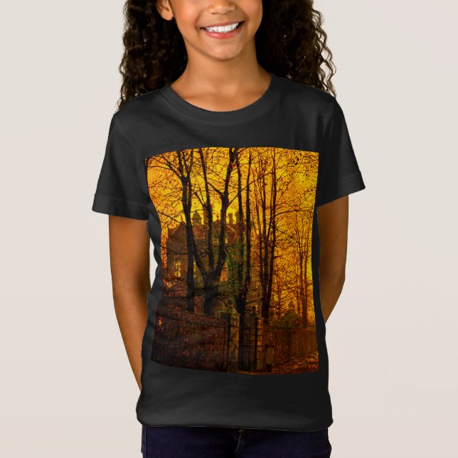 October Afterglow John Atkinson Grimshaw T-Shirt (Front)