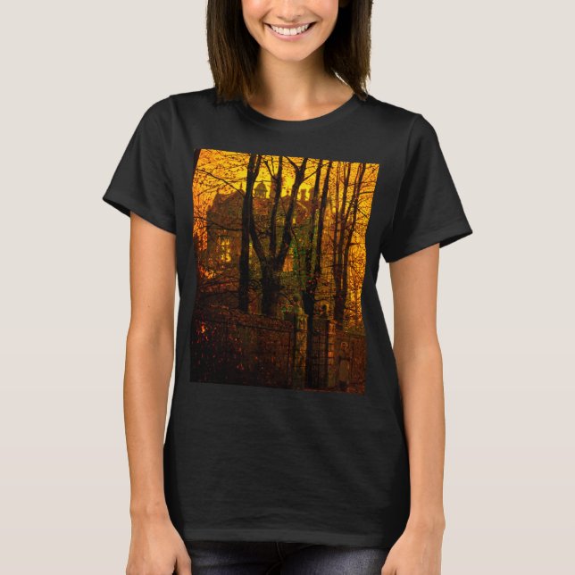 October Afterglow John Atkinson Grimshaw T-Shirt (Front)
