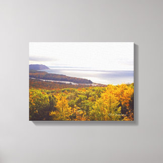 OCTOBER AT SLEEPING BEAR DUNES NATIONAL PARK CANVAS PRINT