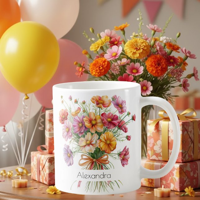 October Birth Flower Mug | Marigolds (Creator Uploaded)