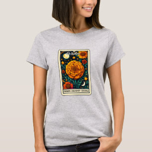 October Birth Month Flower Marigold T-Shirt