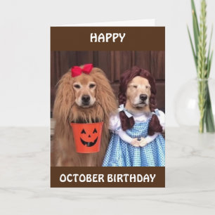 **OCTOBER BIRTHDAY** ALL DRESSED UP FOR "YOU" CARD