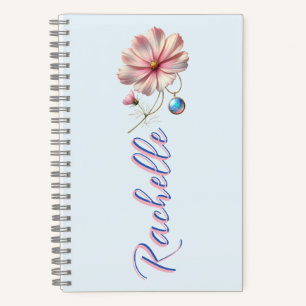 October Bloom & Gemstone Muse – Personalised Birth Notebook