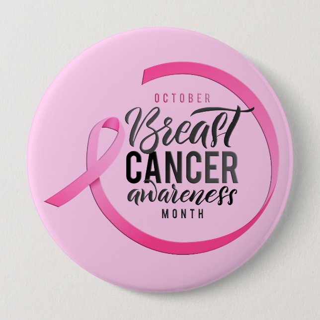 October Breast Cancer Awareness Month Pin (Front)