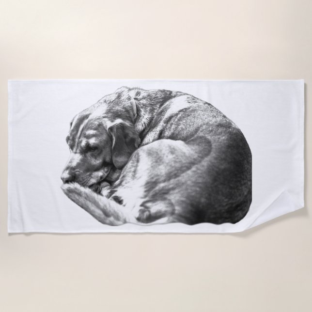 October Calm Beach Towel (Front)