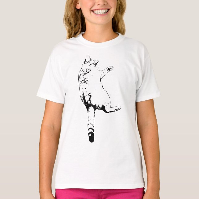 October Cat Attitude T-Shirt (Front)