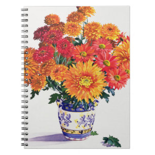 October Chrysanthemums Notebook