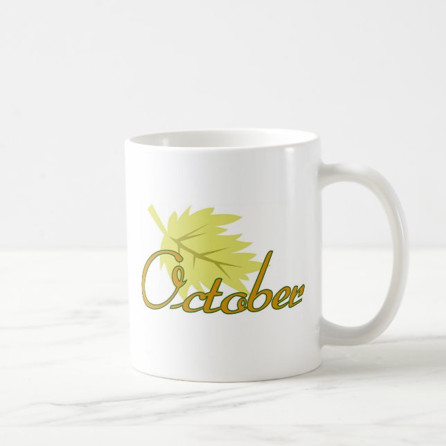October Coffee Mug (Right)