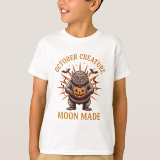 October Creature Cute Halloween Monster T-Shirt