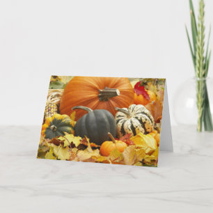 October Decoration Card