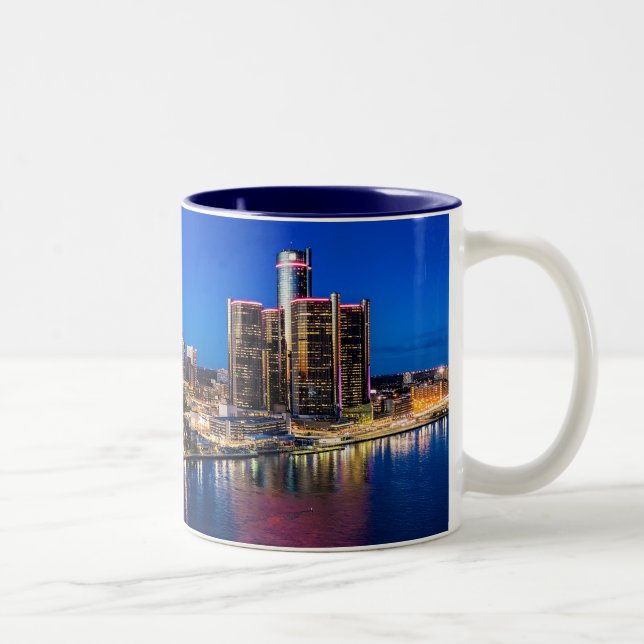 October Detroit Skyline Mug (Right)