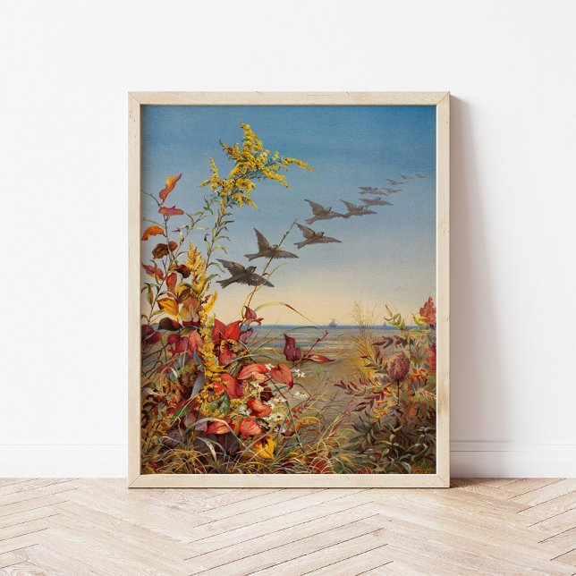 October | Fidelia Bridges Poster (Creator Uploaded)