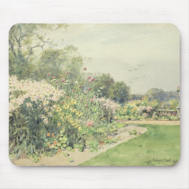 October Flowers Mouse Mat (Front)