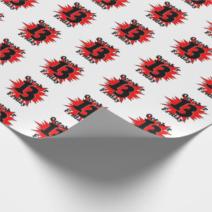 October, Friday the 13th Wrapping Paper
