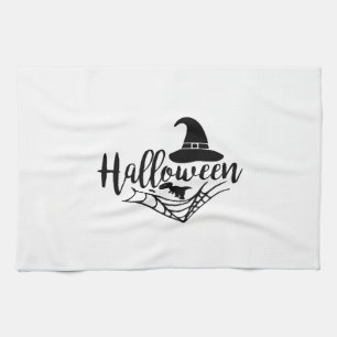 October Girl Shirt, Messy Bun Glasses October Girl Tea Towel