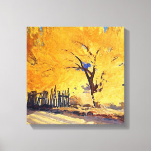 “October Gold” by  Maynard Dixon Canvas Print