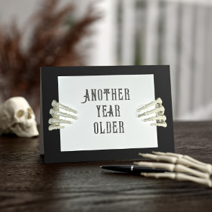 October Halloween Birthday Card