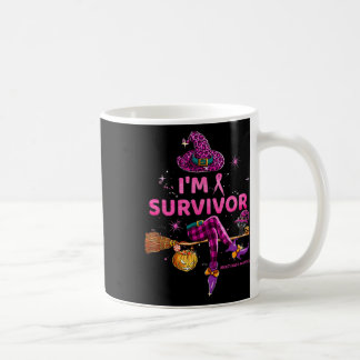 October I&#';m Survivor We Wear Pink Breast Cancer Coffee Mug