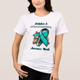 October is POTS Awareness Month Tri-Blend Shirt