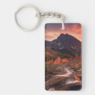 October Light on Headlight Basin Key Ring