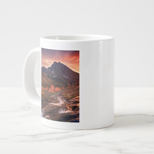 October Light on Headlight Basin Large Coffee Mug (Front Left)