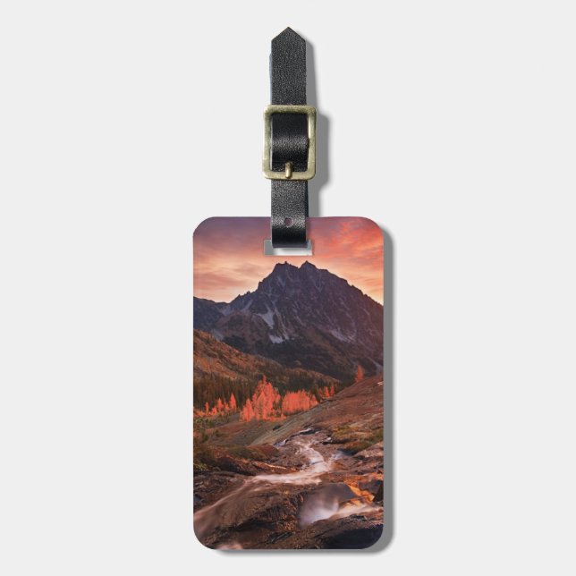 October Light on Headlight Basin Luggage Tag (Front Vertical)