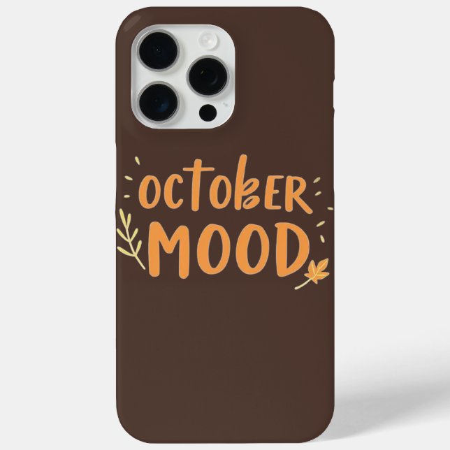 October Mood Cosy Fall iPhone 15 Case-Mate iPhone Case (Back)