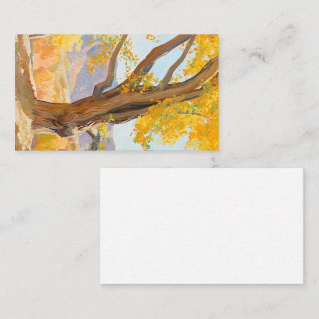 October Morning, 1940 by Maynard Dixon Business Card (Front/Back)