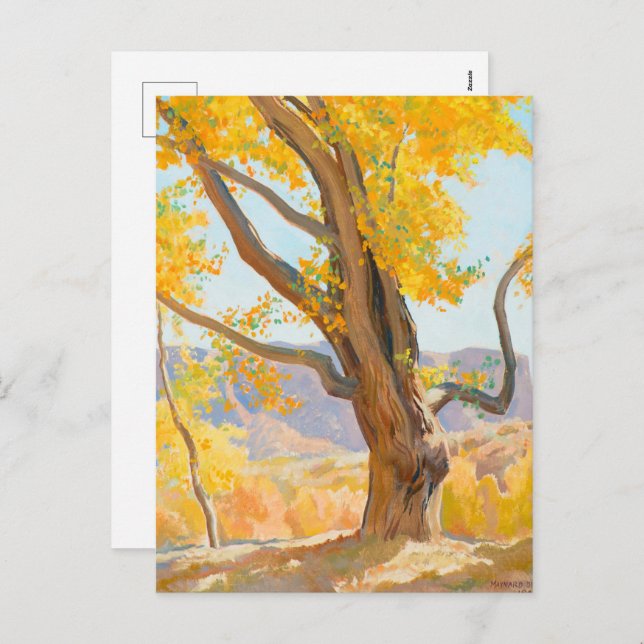 October Morning by Maynard Dixon Holiday Postcard (Front/Back)