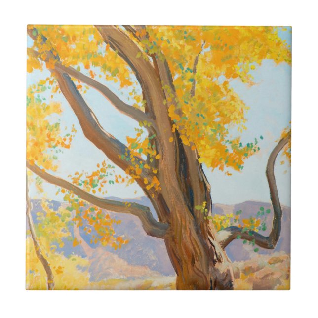 October Morning by Maynard Dixon Tile (Front)