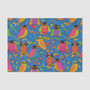 October Owls Tissue Paper