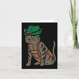 October Party German Cat Costume Women Men Kids To Card