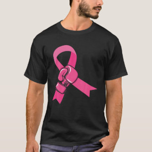 October Pink 2022 Breast Cancer Pink Ribbon Boxing T-Shirt